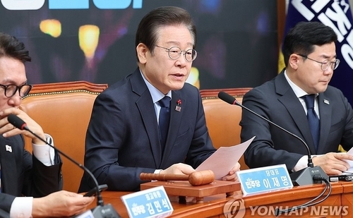 더불어민주당 이재명 대표가 16일 오전 서울 여의도 국회에서 열린 최고위원회의에서 발언하고 있다. 2024.12.16 <br>
【사진=연합뉴스】