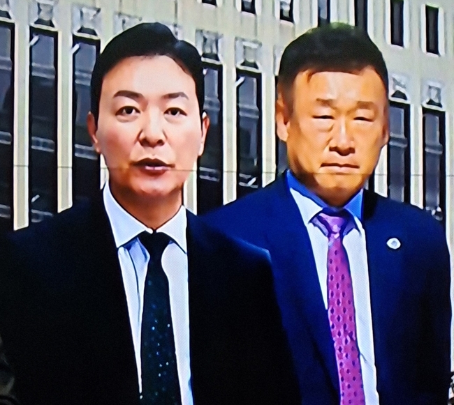 대통령경호처 김성훈 차장(좌) 이광우 경호본부장(우) 【사진=연합뉴스TV 화면 캡쳐】